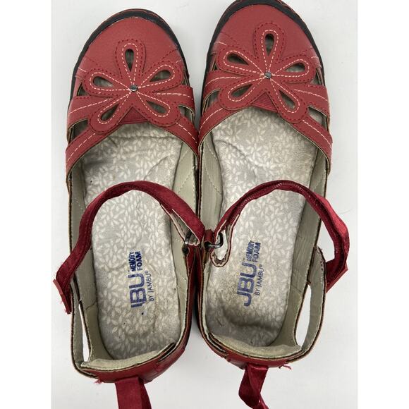 JBU by Jambu‎ Shoes Womens Sz 7M Red Mary Jane Magnolia B2MAG03 - Picture 6 of 12